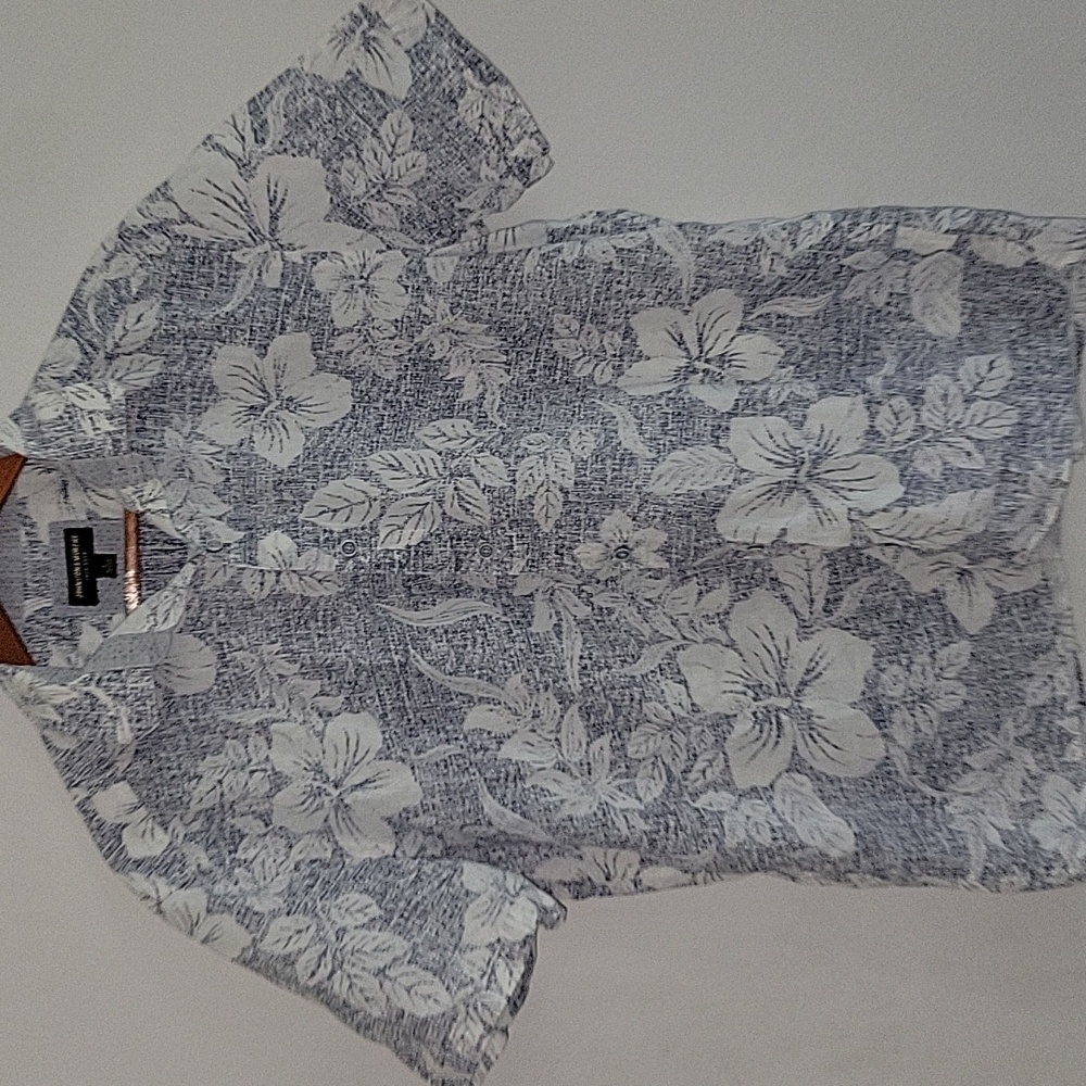 Johnston & Murphy Blue Floral Men's Shirt